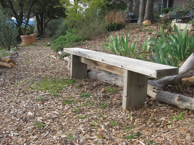 How to build simple garden benches for free  Flea Market Gardening