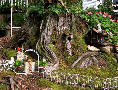 Barbara Stanley Jpg 497 380 Fairy House Stump Fairy Garden