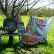Brigid Williams hangs her bloomers out to dry...