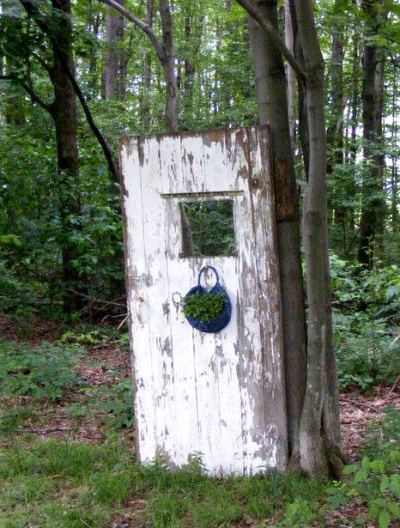 Sandra Perciful's woodland door